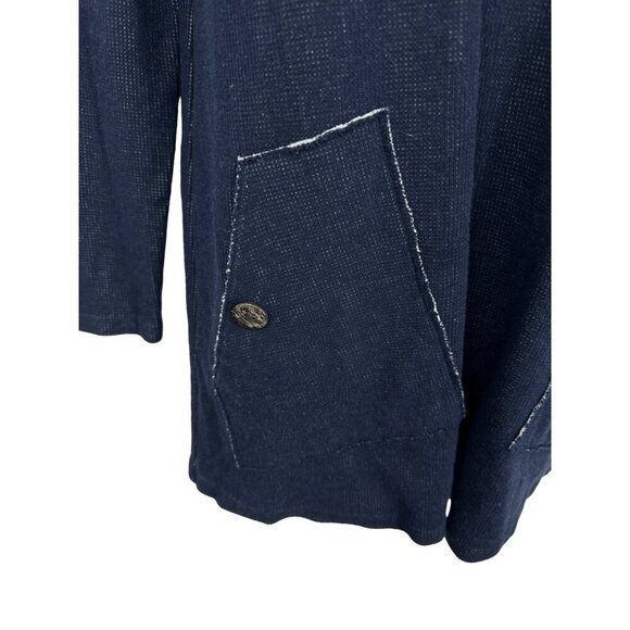 Soft Surroundings Long Sleeve Mixed Button Pocket Tunic Size S - Picture 4 of 8